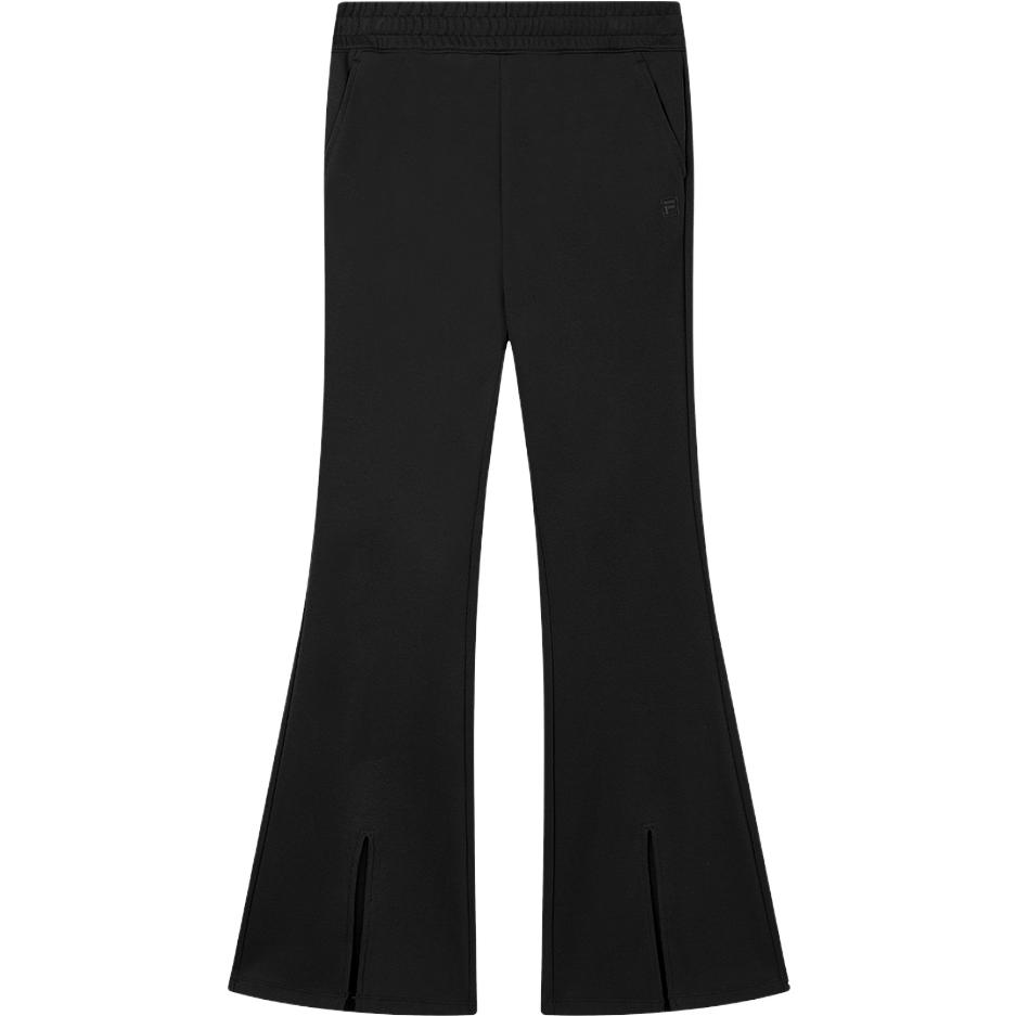 Fila 2023 Autumn New Knit Long Pants Fashion Commuter Slim Casual Flared Pants Women Bottoms Black F11W339613FBK