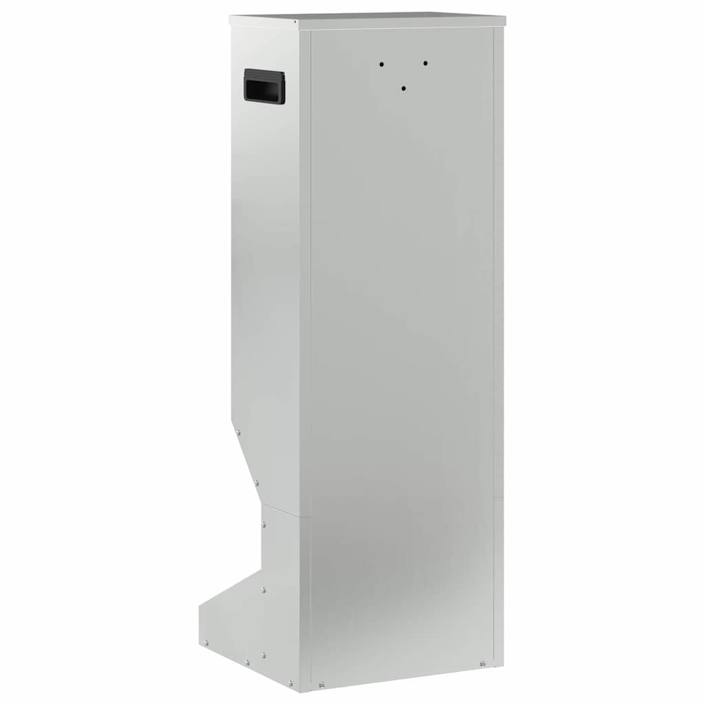 Deer Feeder Silver 28 x 30 x 80 cm Galvanized Steel