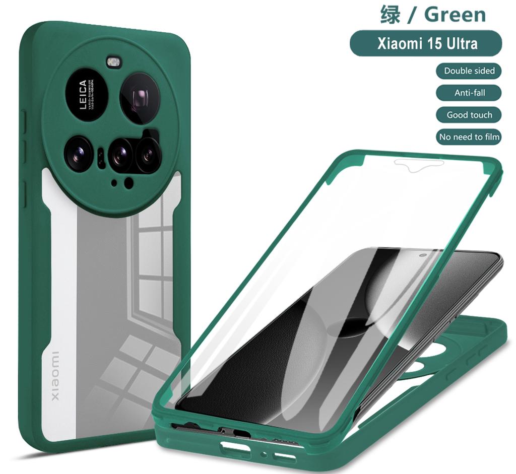 Funda For Xiaomi 15 Ultra Case 360 Full Protection Cover For Xiaomi Mi 15 Xiaomi15 Ultra Clear Screen With Silicone Bumper Coque