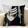 SSoul Eater Anime Evans Cushion Cover Natural Linen Organic Fabric DoubleSided Printing Room Sofa Decor Pillow Case