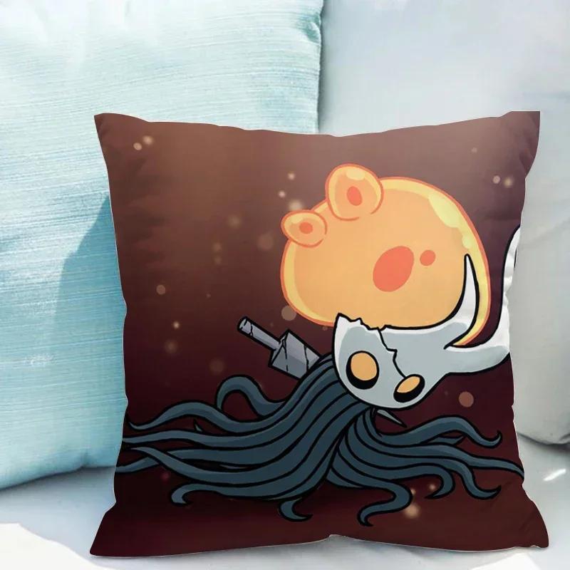 Decorative Pillowcase X Hollow Knight Cushions Home Decor Double-sided Printing Pillow Cases Cushion Cover X Short Plush