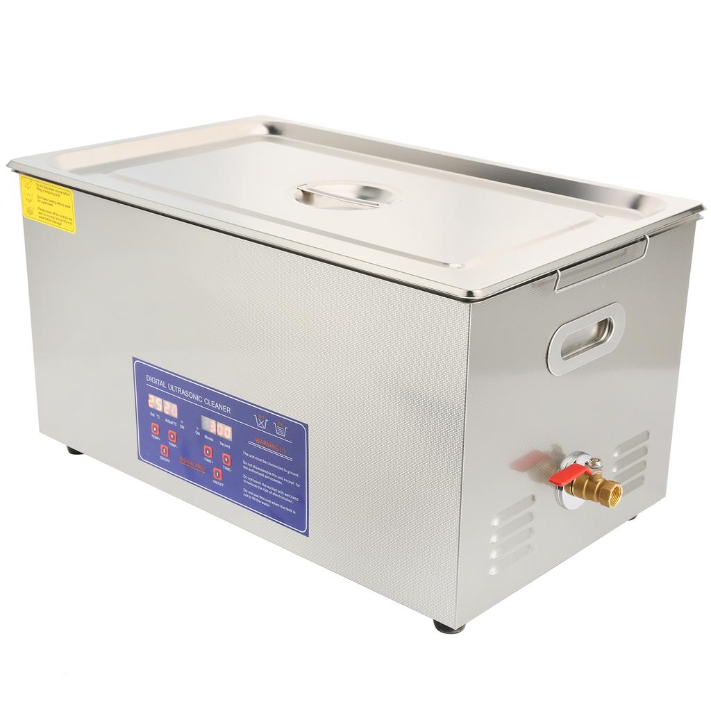 Ultrasonic Washing Machine Digital Timer Heating for Jewelry Cleaning Equipment PS‑80A