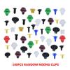 Generic Color Size Random Universal Fender Retainer Clip Vehicle Rivet Door Panel Trim Splash Shield Push Pin Accessories, 100pcs