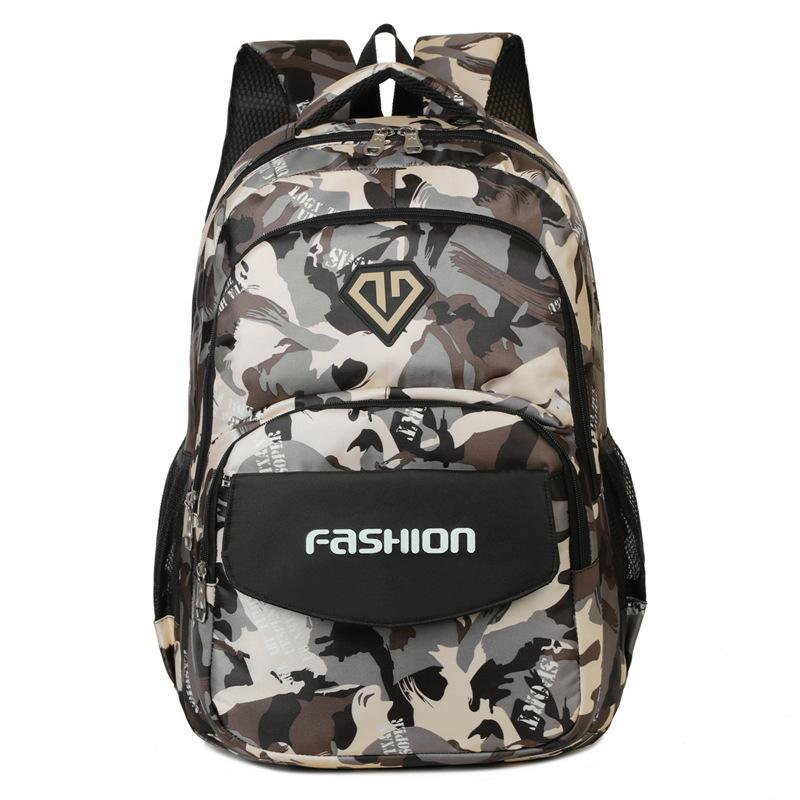 Schoolbag new large-capacity backpack, male and female junior high school students schoolbag, outdoor leisure travel commuter computer backpack
