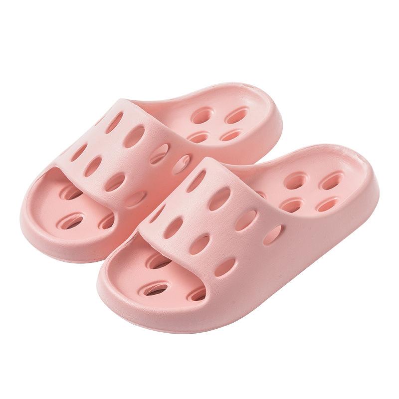 There Are Holes In the Bathroom, Leaking Slippers, Quick-drying Home Non-slip and Deodorant Home Couple Summer Hotel Lightweight Cool Slippers