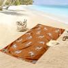 Leopard Pattern Print Beach Towel, Large Soft Quick Dry Towel for Beach Camping Swimming
