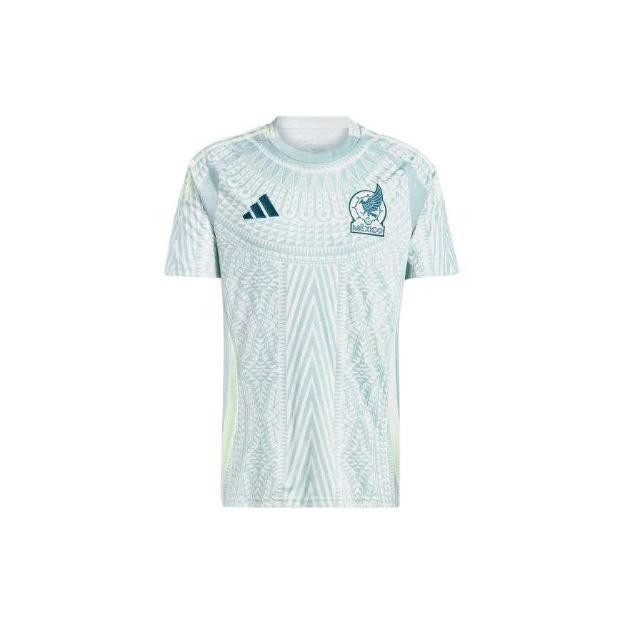adidas Mexico 24 Away Fan Soccer Asia Sizing Linen Green Men s IP6384 M