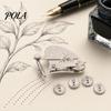 Set di Penne a Punti Antiruggine Vintage di Precisione, Rotellina Intercambiabile per Incidere Linee Punteggiate su Cartoncino, Incisore a Doppio Modo per Disegno, Architetto