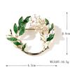 Fashion Alloy Gardenia Ladies Brooch