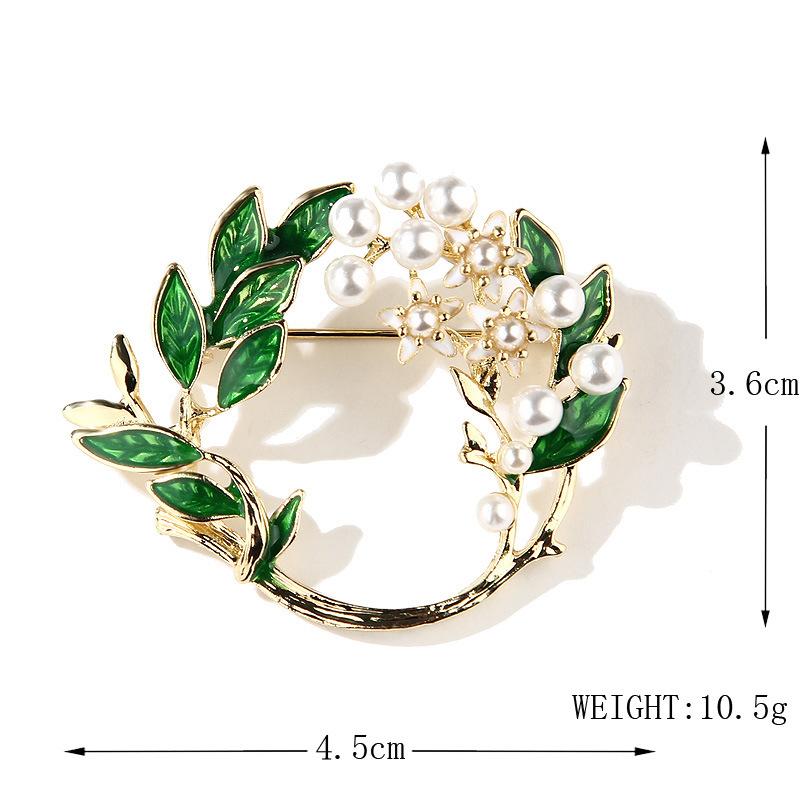 Fashion Alloy Gardenia Ladies Brooch