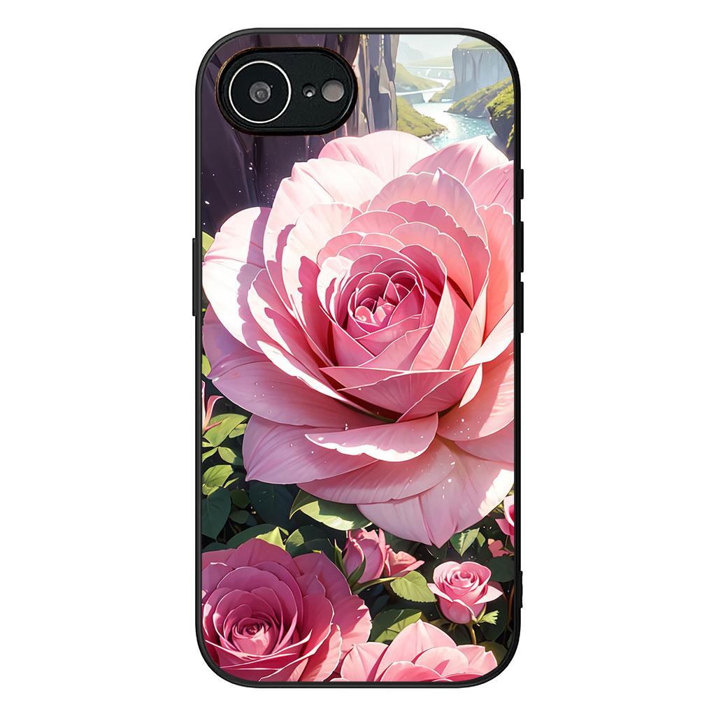 Hülle für Huawei P30 P20 P10 Mate 10 20 Pro Lite Y9A Y8S P Smart Y7 Y9 Prime Y6 Handyhülle Pfingstrose Rose Lavendel Blume