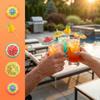 50Pcs Colorful Paper Cocktail Picks Mini Cocktail Drink Umbrellas  Party Decorations