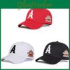 American Style Baseball Cap With Embroidered Letters And Adjustable Fit For Casual Wear