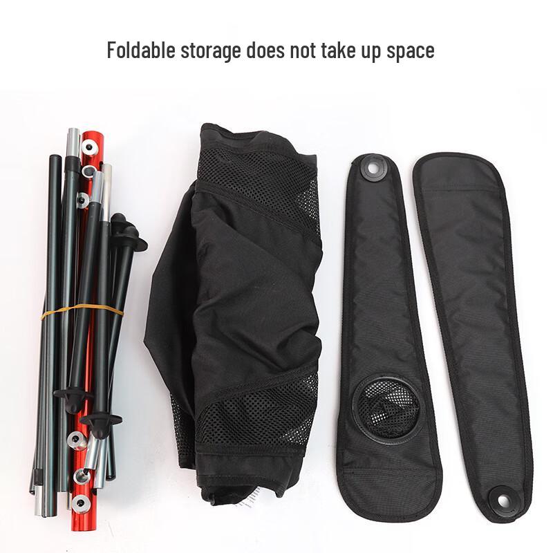 Aluminum High-Back Folding Camping Chair with Armrests