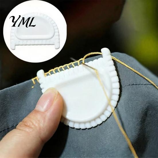 Clothing Patching Aid Hand Sewing Edge Stitching Tool, Ergonomic Guide Tool for Stitches, Handmade Fabric Production 3mm 4mm Quilting DIY Crafts