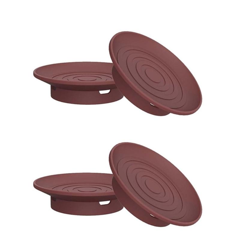 4 Piece Silicone Wine Cup Covers With Snacks Trays Efficient Dishwasher Safe Multipurpose Kitchens Accessories