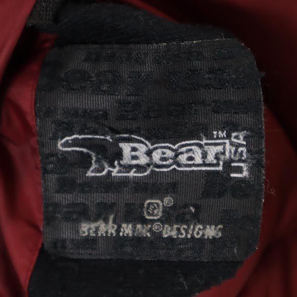 Bear reversible Down jacket S Ivory_Black/Red Logo embroidery Men's Used