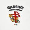 Li Ning × Badfive Basketball Championship Casual Loose Comfortable Logo Print Short Sleeve T-Shirt Men Tops Off-White AHSW993-2