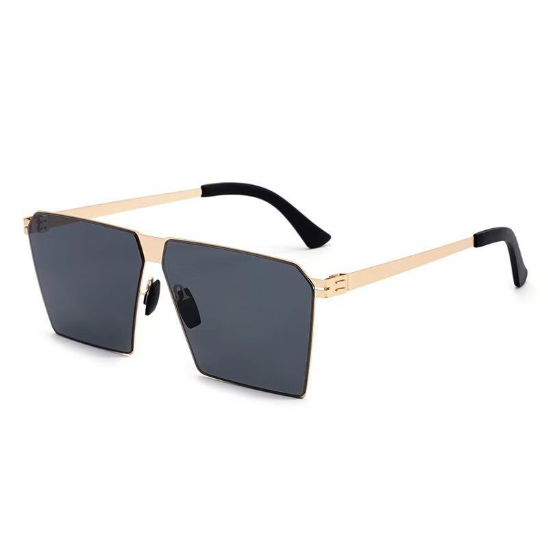 

Steel Leather Sunglasses Outdoor Ultra-Light And Explosive Sunglasses With Goods Without Screw Tenon And Mortise Structure