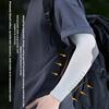 1Pair Summer UPF50+ Arm Sleeves Cool Feeling Breathable Sunscreen Arm Sleeve Silk Unisex Runnin J5R8