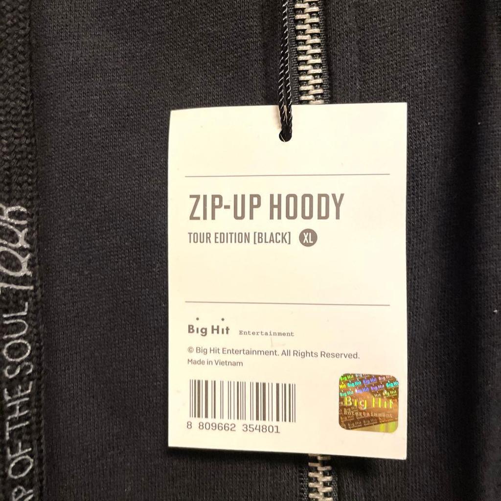 [USED] BTS MAP OF THE TOUR Zip Hoodie