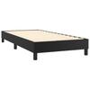 Vidaxl Continental Bed With Mattress, Black, Faux Leather 90X200 Cm
