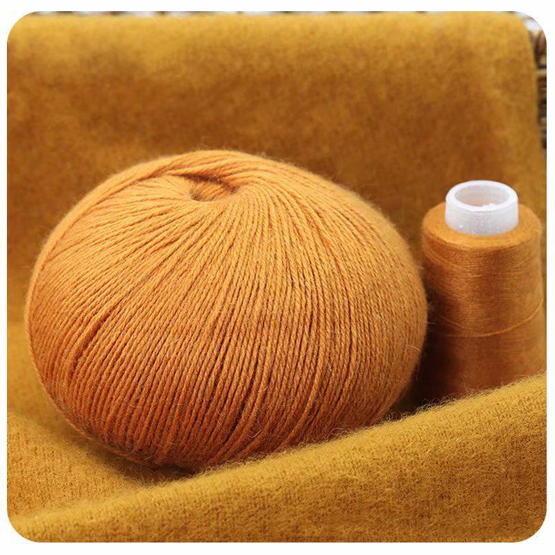 Cashmere Yarn Plush Mohair Knitting Thread Soft Baby Cotton Yarn For Cardigan Scarf Shawl Sweater Crochet DIY Handmade Yarn