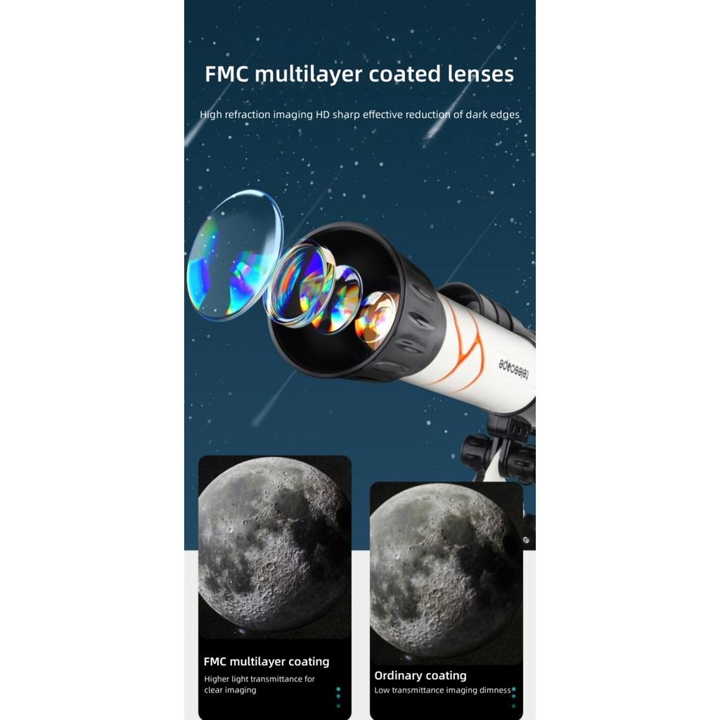 HD Astronomisches Teleskop Kinder Studenten Stargazing Monokulare Lehrmittel für Wissenschaft Experiment Simulieren/Camping