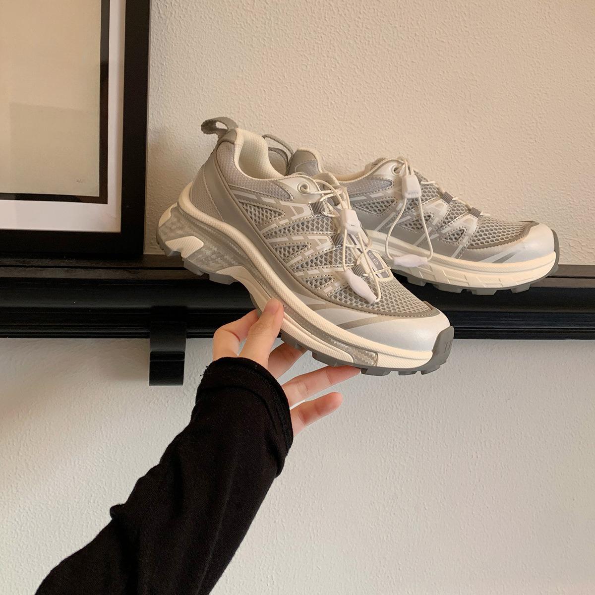 

Модные цветные туфли Daddy Shoes, женские новые толстые спортивные туфли со шнурком, легкие повседневные туфли 40 серебряный