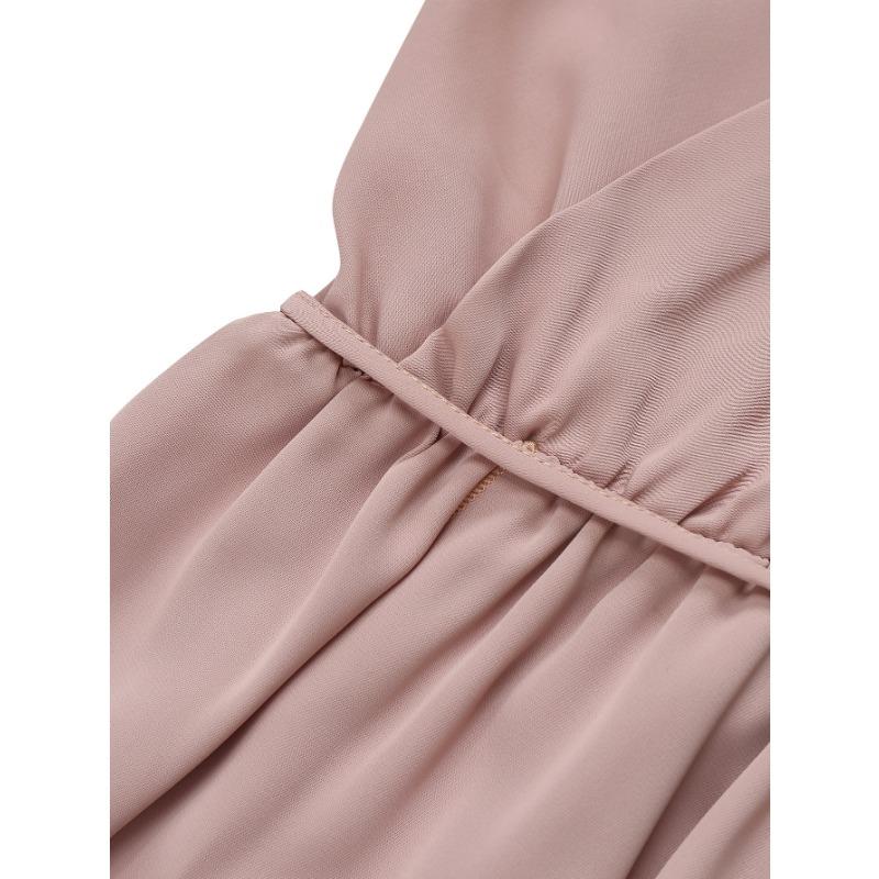 Elegantes Abendkleid mit V-Ausschnitt für Damen im Frühling und Sommer