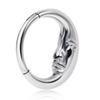 Elegant Nose Hoop with Moon Waterdrop Dazzling Nose Jewelry Unique Moon Shaped Nose Hoop Adornment for Daily Wear