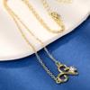 Source Twelve Constellation Necklace 12 Constellation Alloy Diamond-encrusted Rhinestone Collarbone Chain, Spot