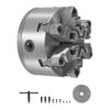 VEVOR 6-Jaw Lathe Chuck, 6 Inch (160 mm), Self-Centering Chuck with D1-4 Cam Lock Backing Plate