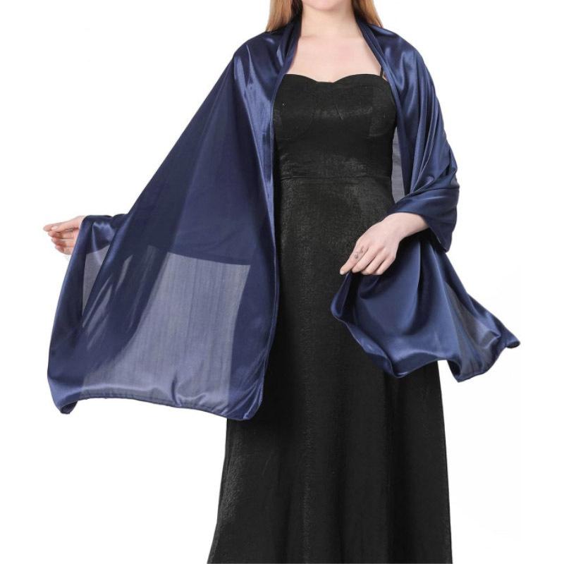 Elegantes Seidensatin-Schal für Hochzeiten oder Abendgarderobe