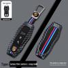 Porsche Carbon Fiber Texture Key Shell for Cayenne, Macan, Panamera, 911, 718