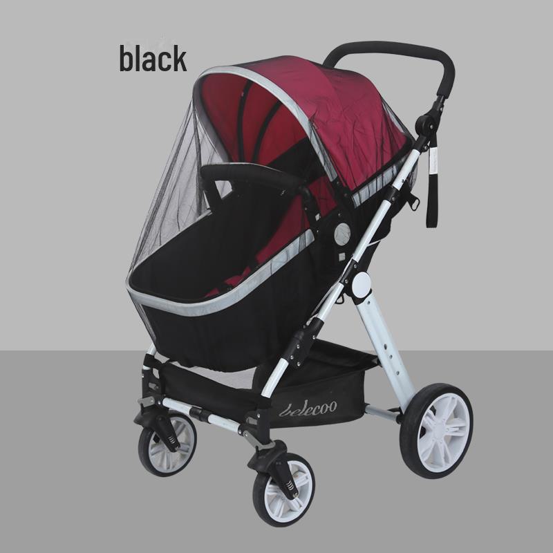 Vergrößertes, verschlüsseltes Moskitonetz für Kinderwagen mit vollständiger Abdeckung