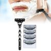 Premium German Three Blade Manual Shaving Razor With Smooth Shaving Experience For Men