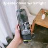 1L Water Bottle with Time Scale Fitness Outdoor Sports Water Bottles with Straw Transparent Leakproof Motivational Sport Cup