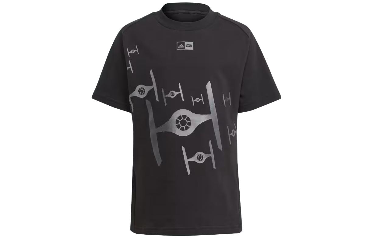 Adidas x STAR WARS T Shirt Collaboration, Kids  Apparel Adidas X Star Wars Z.N.E. Tee Black Kids  IM9519 104