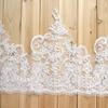 Eyelashes Sequined Lace, Wedding Veil Handmade Diy Material, Clothing Clothes Decorative Accessories Ivory White