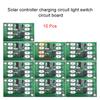 1-10P Automatisches Solarpanel-Batterieladegerät Platine Nachtlicht LED-Lampe Schalter Batterieladegerät Ladecontroller Modul