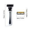 3-Blade Men's Anti-slip Manual Shaver with Multi-blade Head Combination Pack