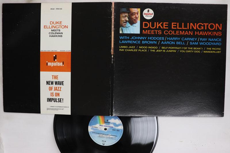 

LP Record DUKE ELLINGTON Duke Ellington Meets Coleman Hawkin AS26 IMPULSE Germany Jazz Used