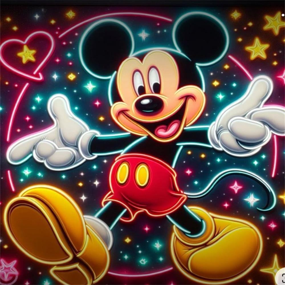 5D Fai da te Rotondo Quadrato Completo Diamante Cartone Animato Gatto e Topo Pittura Diamante Winnie The Pooh Mosaico Fatto a Mano Decorazione per la Casa