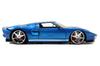 Jada Toys Fast Furious Series Ford GT Blue Metallic Finished Product JADA97177 & 1/24 F&F