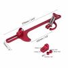 Billet Aluminum Throttle Cable Carburetor Bracket for Holley 4150 & 4160 Series Carburetor Red