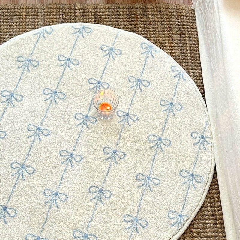 Cute Round Carpet Living Room Round Floor Mat Dressing Room Bedroom Bedside Carpet