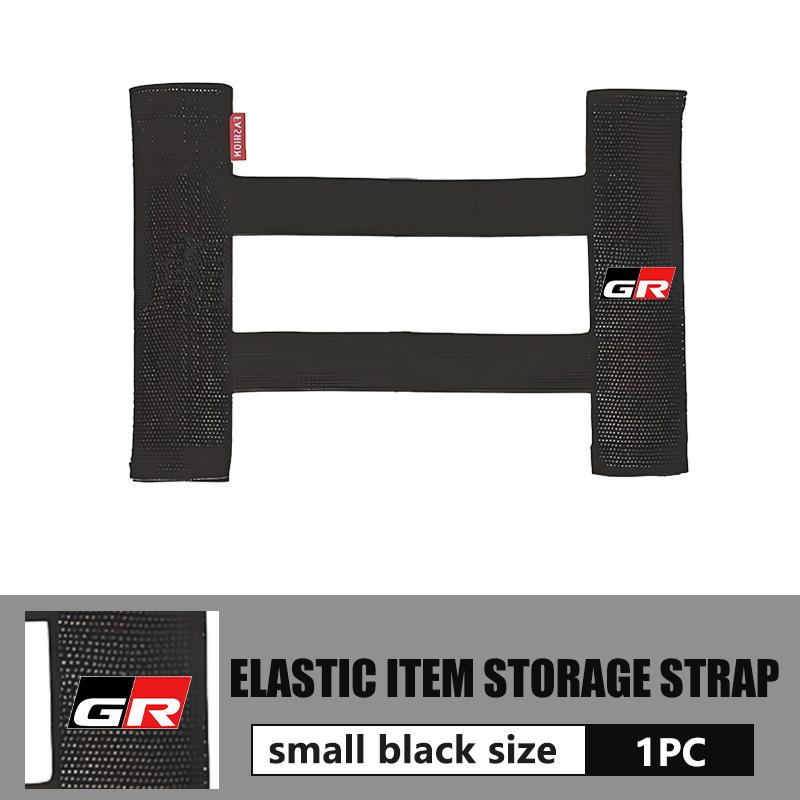 

Car Interior Organizer Back Rear Trunk Storage Mesh Fixed Straps For Toyota GR Sport Yaris Chr Auris Rav4 Prius Prado Avensis