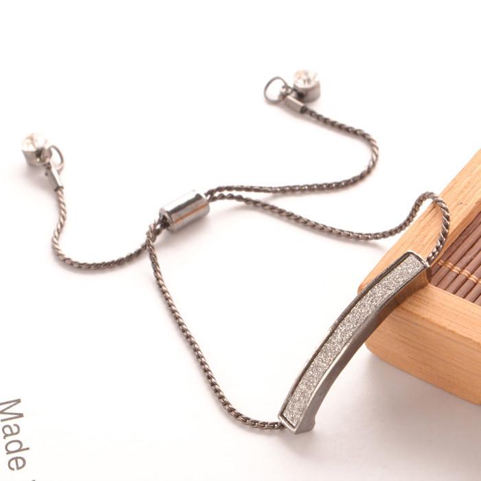 

Модный простой блестящий браслет-цепочка для женщин, минималистичный регулируемый браслет-подвеска для свадебной вечеринки, ювелирные изделия, подарок для девушки