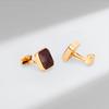 2Pcs/set Luxury Fashion Men's cufflink set - French cuffline with Zircon cufflinks
